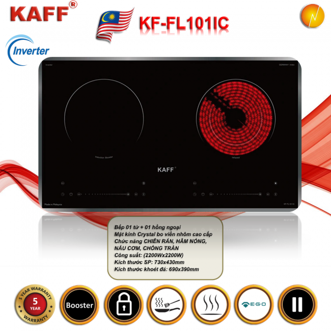 BẾP ĐIỆN TỪ KAFF KF-FL101IC