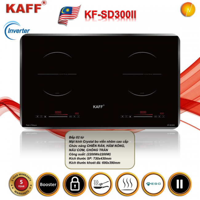 BẾP TỪ KAFF KF-SD300II