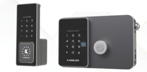 KHÓA CỬA CỔNG VÂN TAY KASSLER KL 579 CNC SILVER GREY REMOTE APP WIFI
