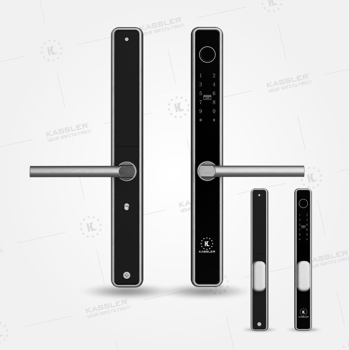 KHÓA VÂN TAY CỬA NHÔM KASSLER KL 599I REMOTE - kl599i app 1