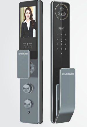 KHOÁ VÂN TAY KASSLER KL 889 BLUE GRAY FACE ID APP WIFI - kl889 blue gray 1