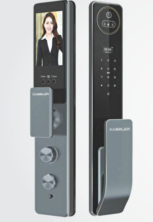 KHOÁ VÂN TAY KASSLER KL 889 BLUE GRAY FACE ID APP WIFI