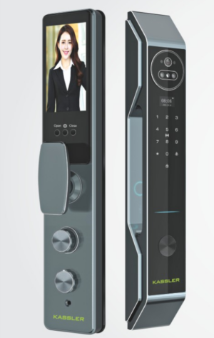 KHOÁ VÂN TAY KASSLER KL 899 CNC BLUE GRAY FACE ID APP WIFI