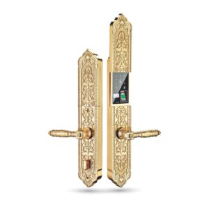 KHOÁ ĐIỆN TỬ TÂN CỔ ĐIỂN KASSLER KL 929 APP WIFI MẠ VÀNG 24K