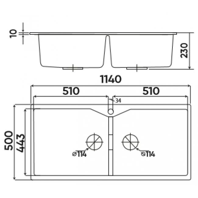 Chậu rửa KAFF GRANITE KF-LAC1 - lac1 3 650x650 1 1