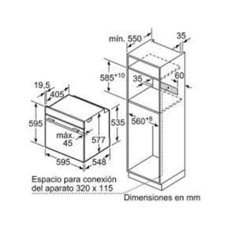 Lò nướng Bosch HBG673BS1F Seri 8 - lo nuong bosch hbg673bs1f 4