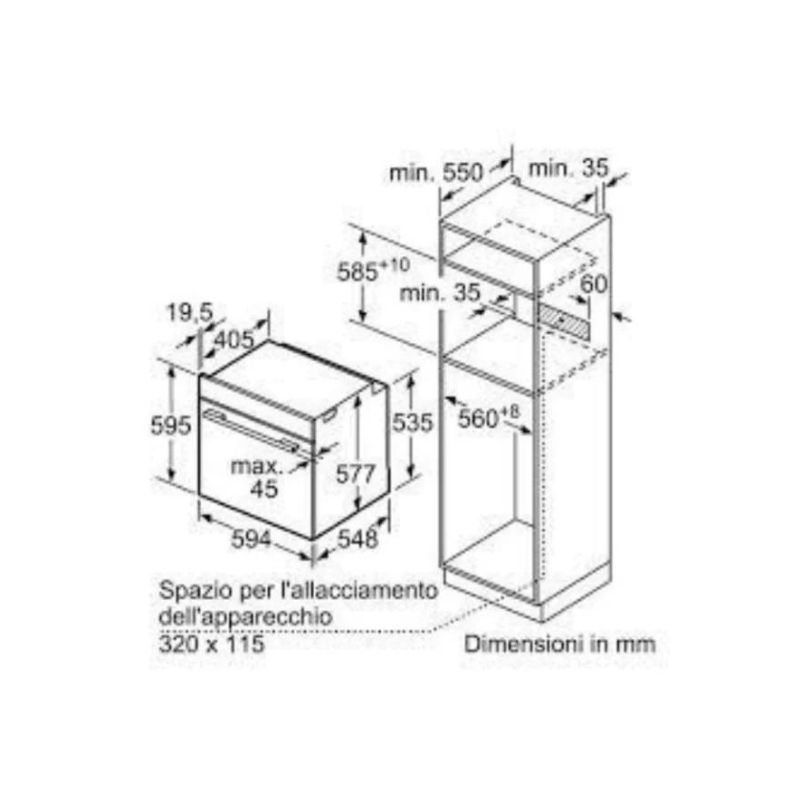 Lò nướng Bosch HBG6764S1 Seri 8 - lo nuong bosch hbg6764s1