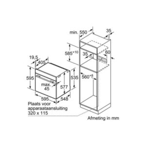 Lò nướng Bosch HBG676ES1 Seri 8 - lo nuong bosch hbg676es1 1