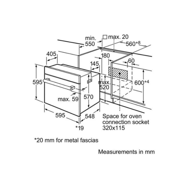 Lò nướng Bosch HBN531E0 - lo nuong bosch hbn531e0 1