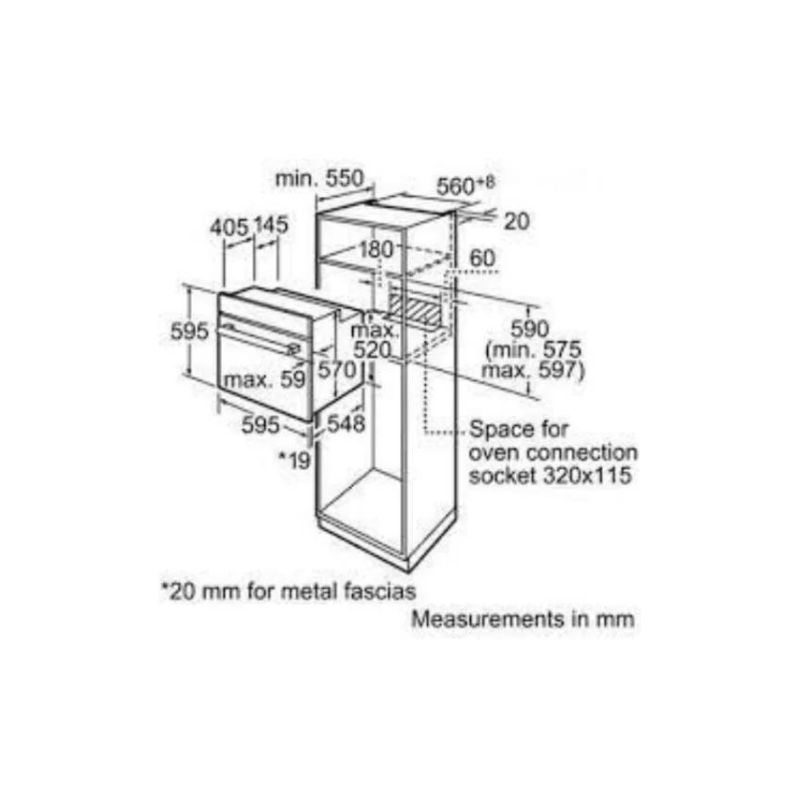 Lò nướng Bosch HBN531E4B - lo nuong bosch hbn531e4b 1