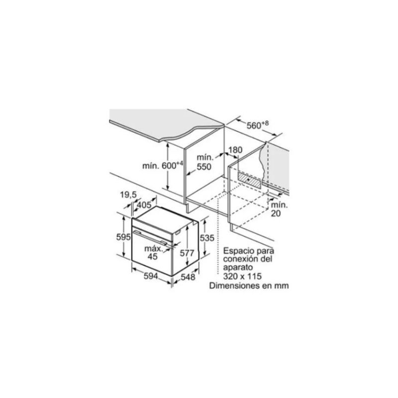 Lò nướng Bosch HRG635BS1 Seri 8 - lo nuong bosch hrg635bs1 4