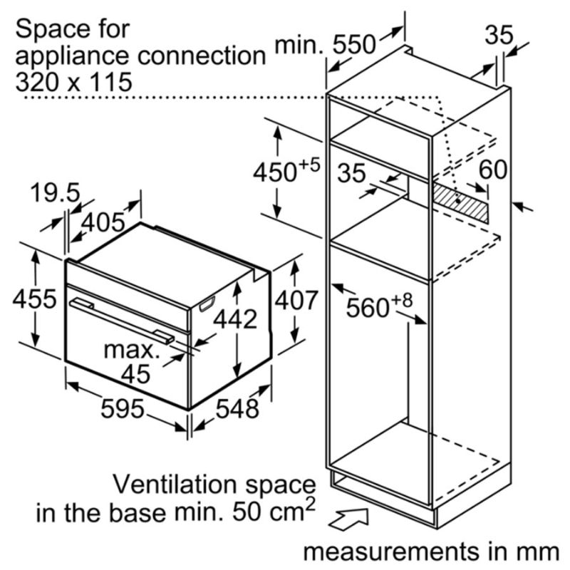 LÒ NƯỚNG KẾT HỢP VI SÓNG BOSCH CMG656BS6B SERIES 8 - lo nuong ket hop vi song bosch cmg656bs6b 3