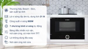 LÒ VI SÓNG BOSCH BFL634GB1B SERIE 8 MẶT KÍNH - lo vi song bosch bfl634gb1b 21 lit638170611605935368