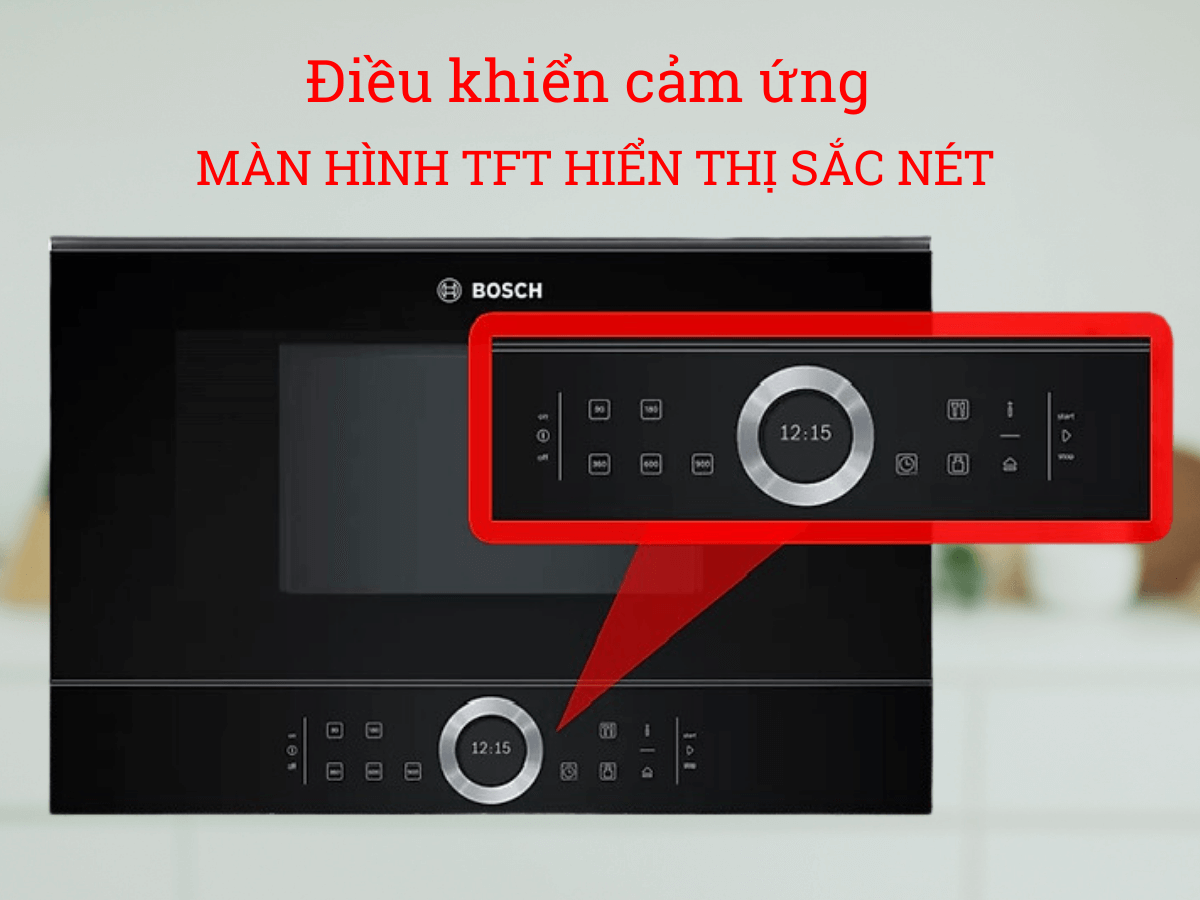 LÒ VI SÓNG BOSCH BFL634GB1B SERIE 8 MẶT KÍNH - lo vi song bosch bfl634gb1b 3