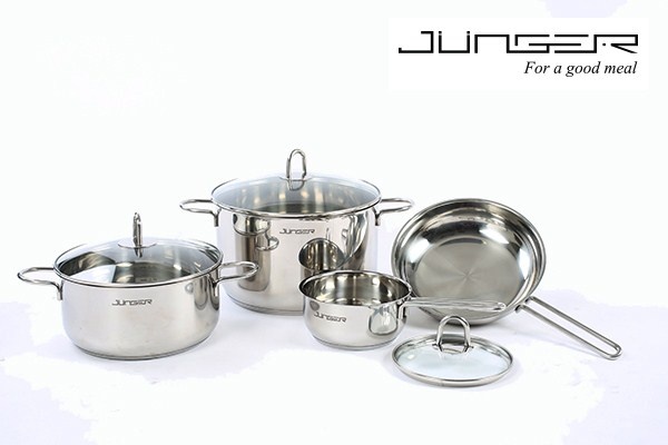 BỘ NỒI INOX JUNGER JC-200 CAO CẤP 7 CHI TIẾT