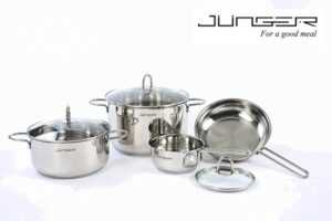 BỘ NỒI INOX JUNGER JC-200 CAO CẤP 7 CHI TIẾT - lrp3x1