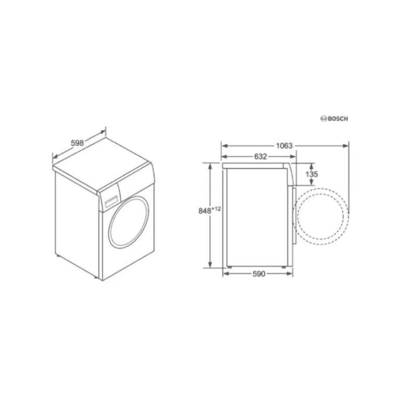 Máy giặt Bosch WAW32640EU I-DOS - may giat bosch waw32640eu i dos 1 2