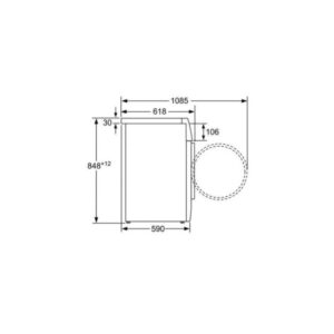 Máy giặt quần áo Bosch WVH30542EU - may giat quan ao bosch wvh30542eu 1
