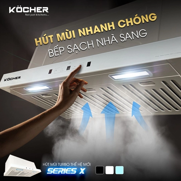 MÁY HÚT MÙI ÂM TỦ KOCHER TURBO SERIES X MODEL X-350N - may hut m 638534376051001658 hasthumb