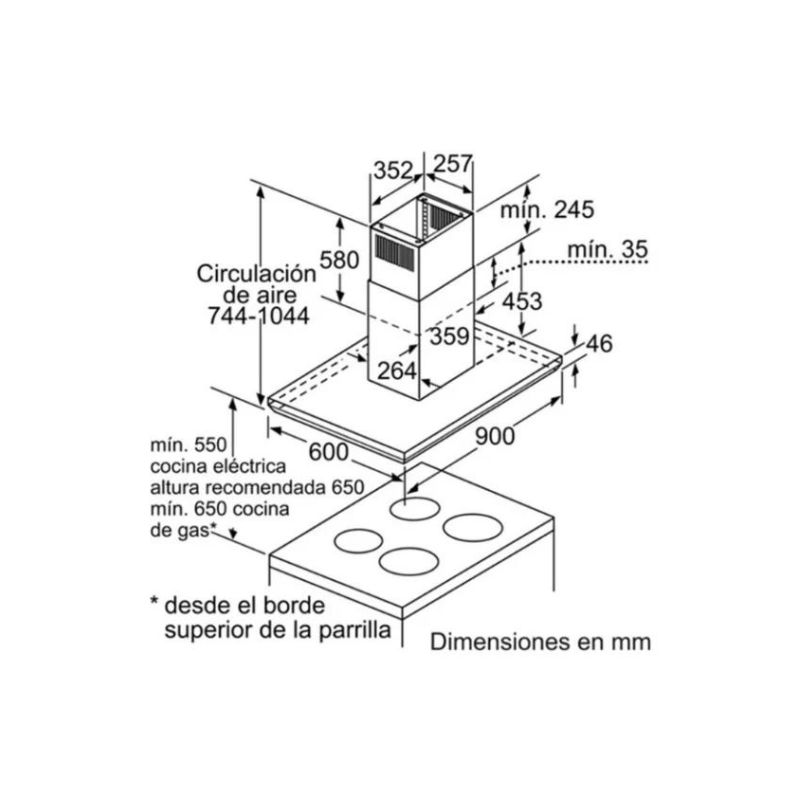 Máy hút mùi Bosch DIB091U51 - may hut mui bosch dib091u51 1