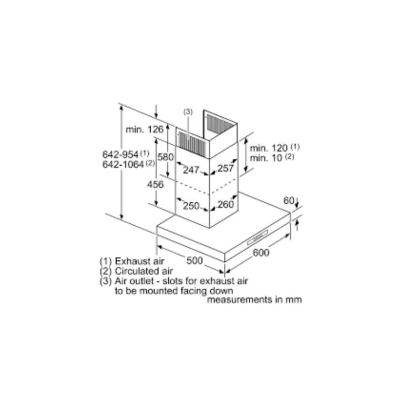 Máy hút mùi Bosch DWB06W651 - may hut mui bosch dwb06w651 1