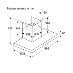 Máy hút mùi Bosch DWBM98G50B - may hut mui bosch dwbm98g50b 2