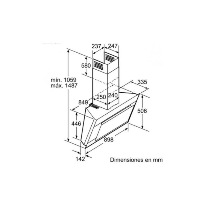 Máy hút mùi Bosch DWK09M760 - may hut mui bosch dwk09m760
