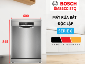 MÁY RỬA BÁT ĐỘC LẬP BOSCH SERIE 6 SMS6ZCI37Q - may rua bat bosch sms6zci37q 1 1