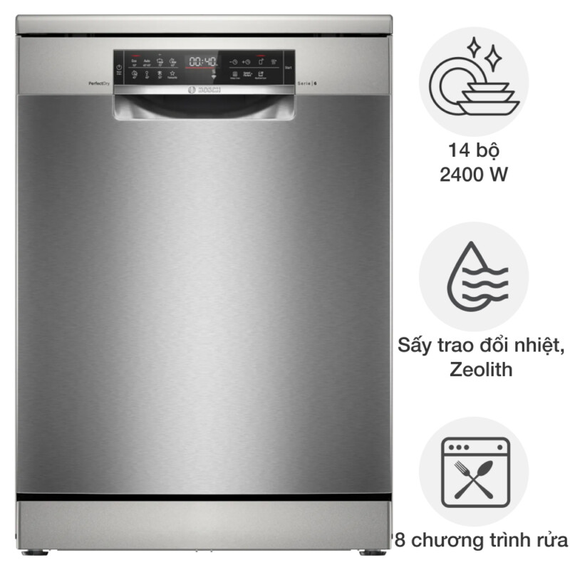 MÁY RỬA CHÉN ĐỘC LẬP BOSCH SMS6ZCI85M - may rua bat doc lap bosch sms6zci85m serie 6