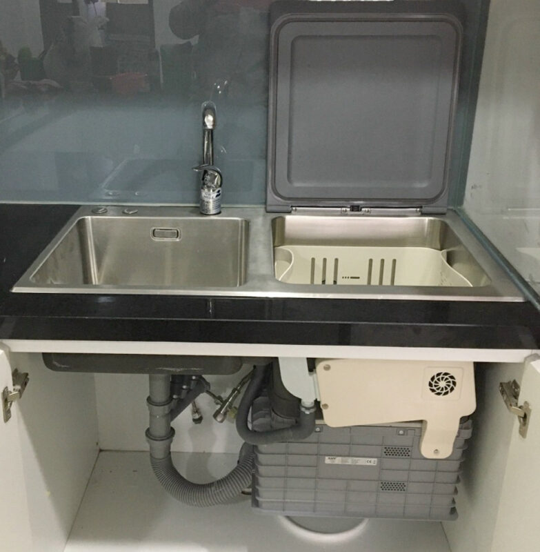 MÁY RỬA CHÉN KẾT HỢP CHẬU RỬA CHÉN KAFF KF-SWM6 - may rua bat ket hop chau rua kaff kf swm6 5