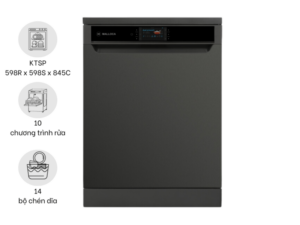 MÁY RỬA CHÉN MALLOCA MDW14-BS10TFT - may rua chen malloca mdw14 bs10tft