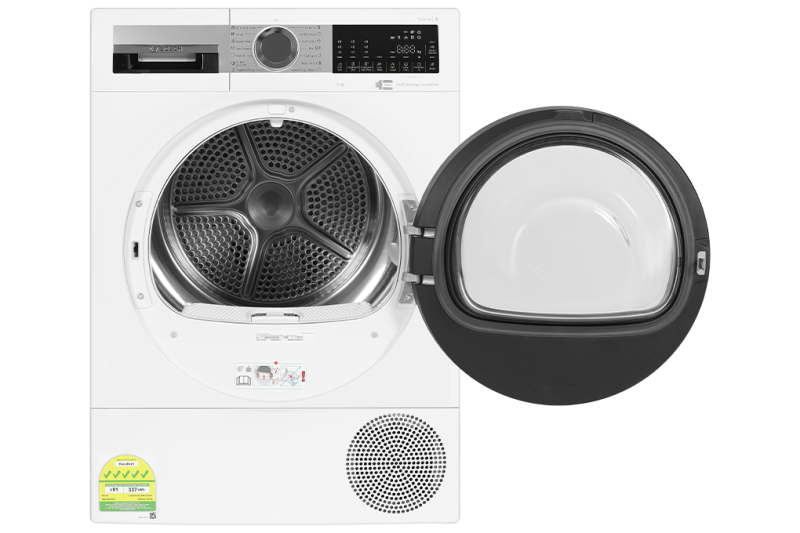 MÁY SẤY BƠM NHIỆT BOSCH 9 kg WQG24570SGMÁY SẤY BƠM NHIỆT BOSCH 9 kg WQG24570SG