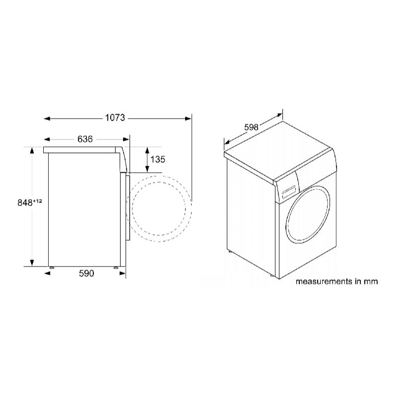 Máy sấy quần áo Bosch WTC84100GB - may say quan ao bosch wtc84100gb 2