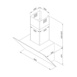 MÁY HÚT KHÓI KHỬ MÙI ÁP TƯỜNG DẠNG NGHIÊNG MALLOCA MC 9086HS - mc 9086hs up 12 2023