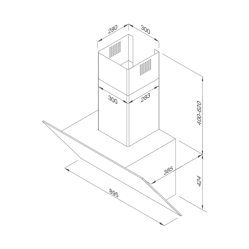 MÁY HÚT KHÓI KHỬ MÙI ÁP TƯỜNG DẠNG NGHIÊNG MALLOCA MC 9086HS - mc 9086hs up 12 2023