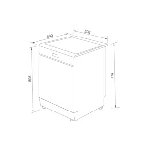 Máy rửa chén MDW15-5035TD - mdw 5035td 01