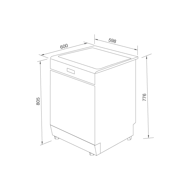 Máy rửa chén MDW15-5035TD - mdw 5035td 01