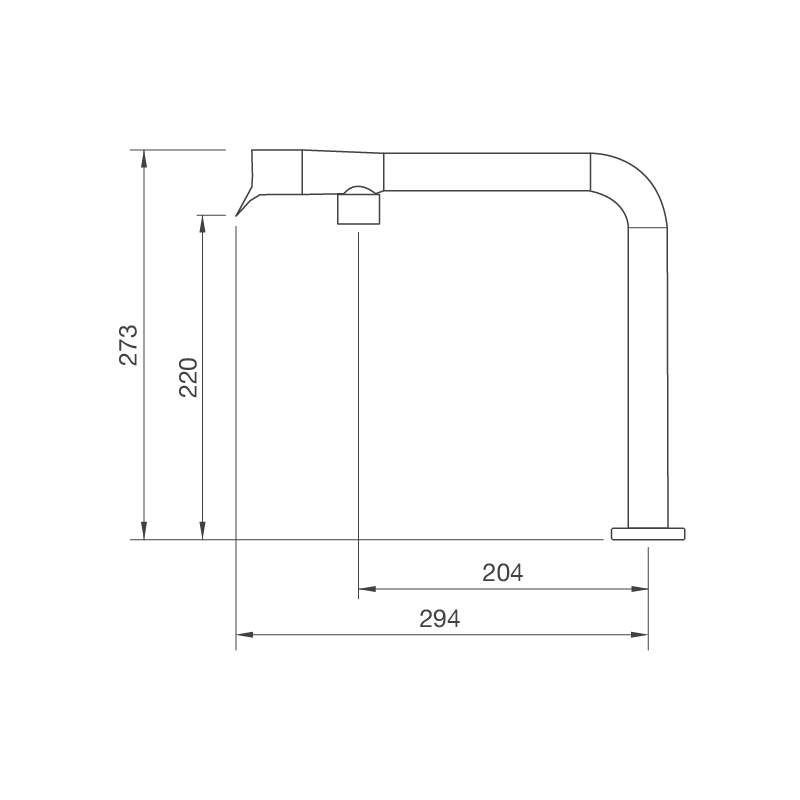 VÒI CHẬU RỬA CHÉN MALLOCA MF-070 - mf 070