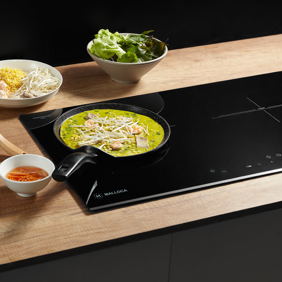 Bếp kính âm 1 điện và 1 từ MH-732 EIR - mh 732 er eirud