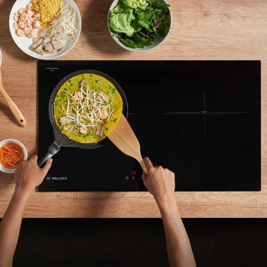 BẾP KÍNH ÂM 2 ĐIỆN MALLOCA MH-732 RN - mh 732 rn2