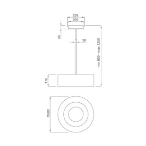 Máy hút khử mùi đảo MOON-I230F - moon i230f