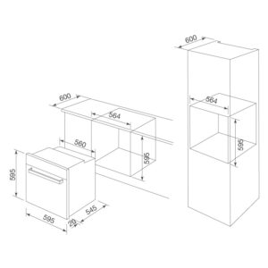 LÒ NƯỚNG KẾT HỢP VI SÓNG ÂM TỦ MALLOCA MOV-72 CB - mov 72 cb