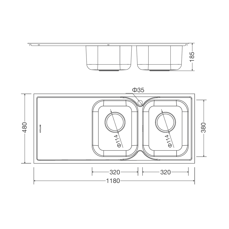 Chậu rửa chén MS 1026L - ms 1026l 1