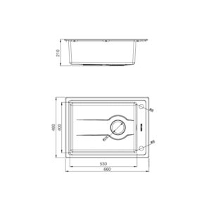 CHẬU RỬA CHÉN MALLOCA MS 5066W - ms 5066w