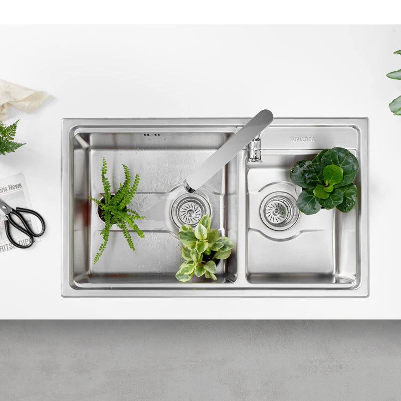 CHẬU RỬA CHÉN MALLOCA MS 5082W - ms 5082w1ud