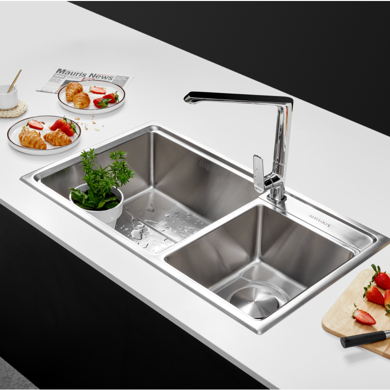 CHẬU RỬA CHÉN MALLOCA MS 5082W - ms 5082w2ud