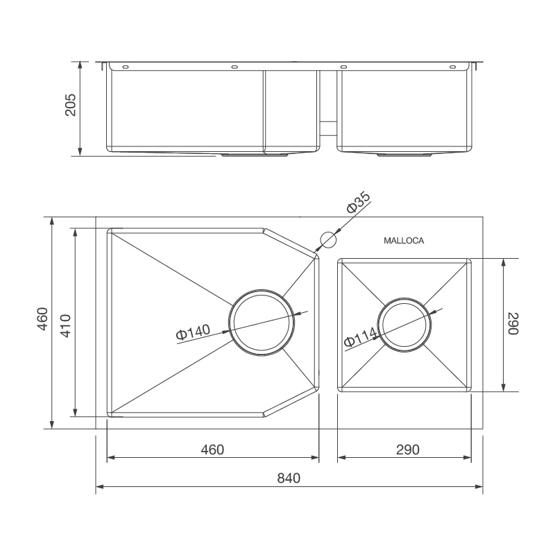 Chậu Rửa Chén MS 610A - ms 610a