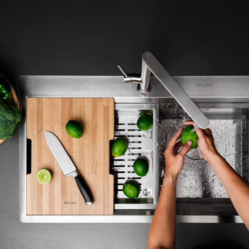 CHẬU RỬA CHÉN MALLOCA SLIDE MS 862 - ms 8627ud