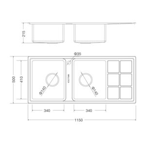 Chậu Rửa Chén MS 8815R - ms 8815r