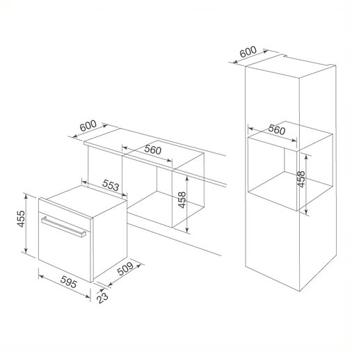 LÒ HẤP ÂM TỦ MALLOCA MST-48CP - mst 48cp